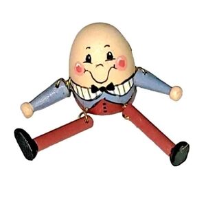 Karen Markland '94 hinged Humpty Dumpty : miniature collectible Signed